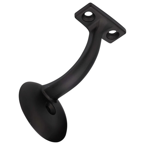 Hillman 859882 Heavy-Duty Handrail Bracket, Matte Black