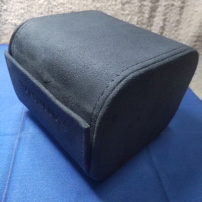 Genuine Mint Panerai Watch Pouch Case Navy Blue Suede Soft Travel