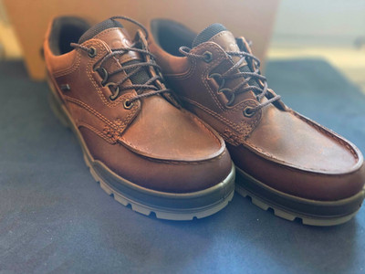 ECCO Track 25 Low GTX Hiking Shoes  Bison Brown 831714  Mens 8 - 8.5