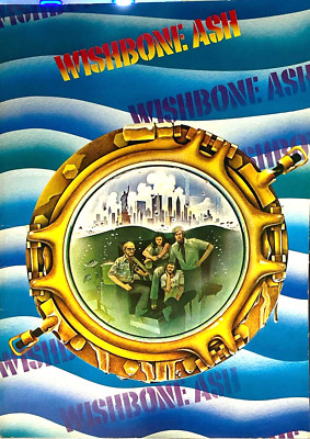 Wishbone Ash	1976 Tour - RARE Japanese Tour Program with TICKET - 26p
