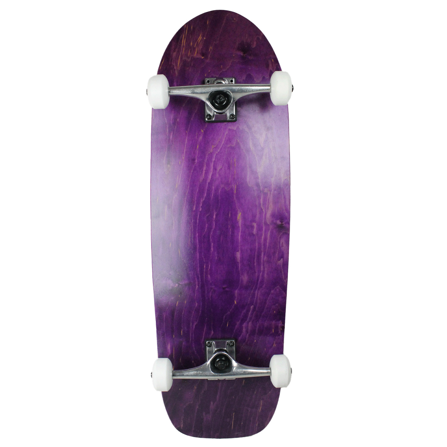 Old School 10" X 33" Stained Purple Blank Skateboard Complete