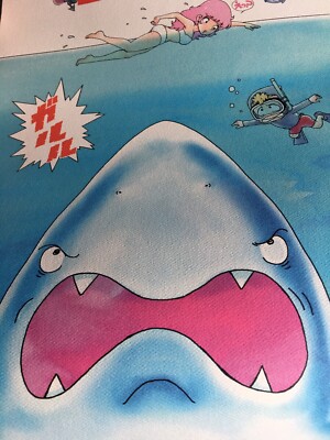 JAWS RARE A3 Limited Edition A3 Siebdruck 53/995 Made 