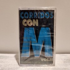 Corridos Con M Vol 2 Various Spanish Artists Cassette Tape NEW SEALED
