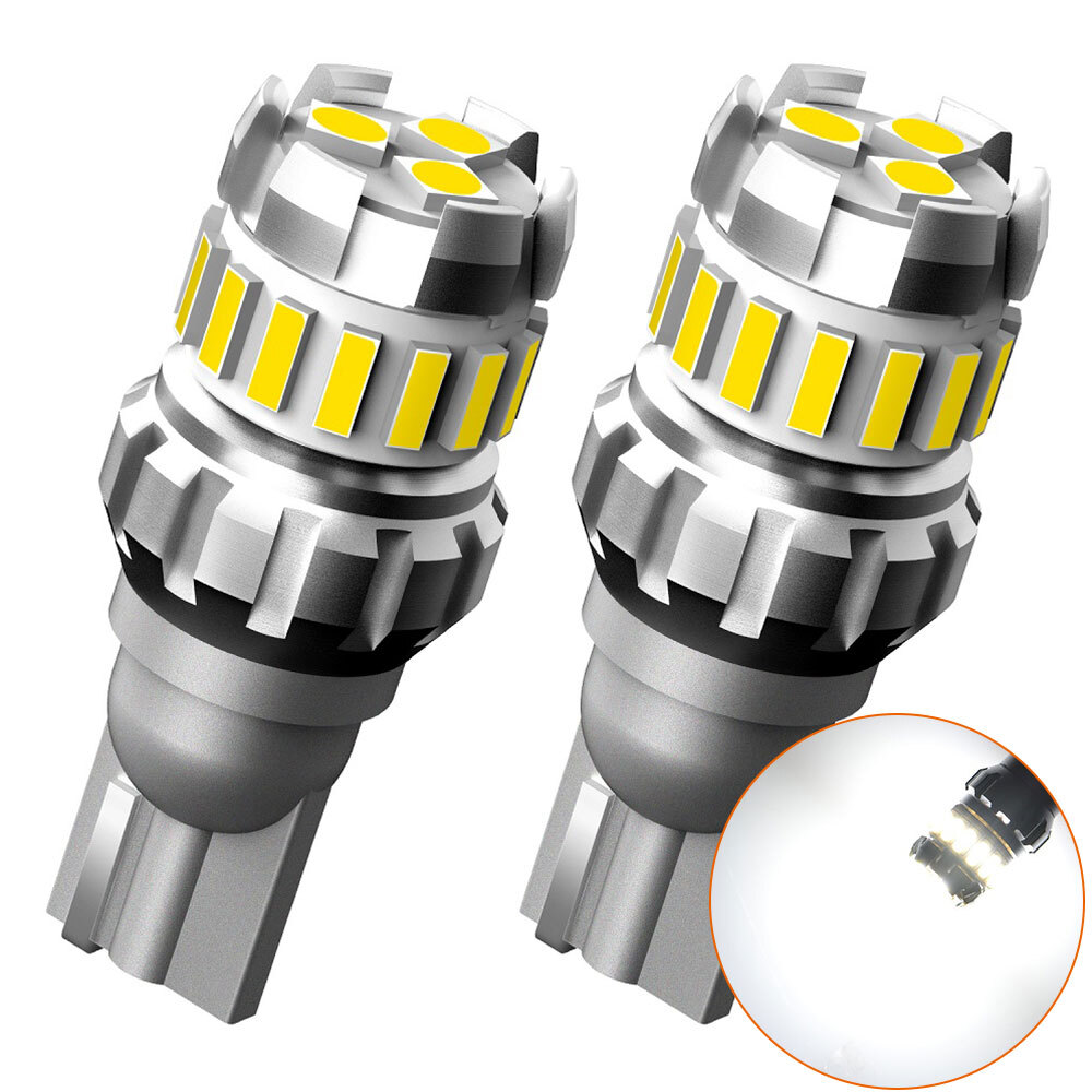 AUXITO 921 912 Back LED Up Light Bulbs 6500K Pure White T15 Halogen Replacement
