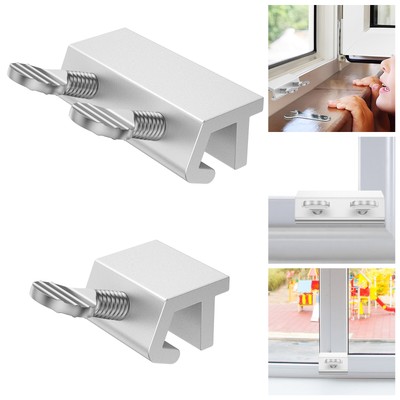 Metal Child Window Lock 12Pcs Sliding Window Locks Aluminum Alloy Child Proof Security Lock ...