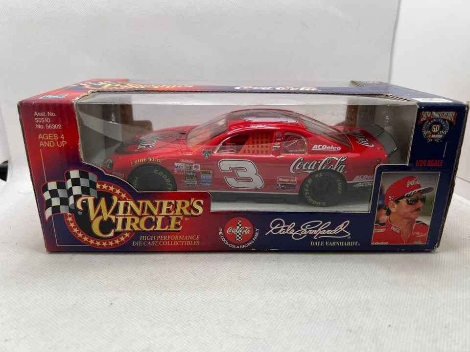 Dale Earnhardt #3 Coca-Cola Red Winners Circle 1:24 Nascar Diecast Car NUEVO RARO Foto 2 de 4