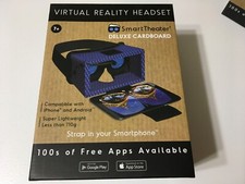NIB SMART THEATER VIRTUAL REALITY HEADSET DELUXE CARDBOARD