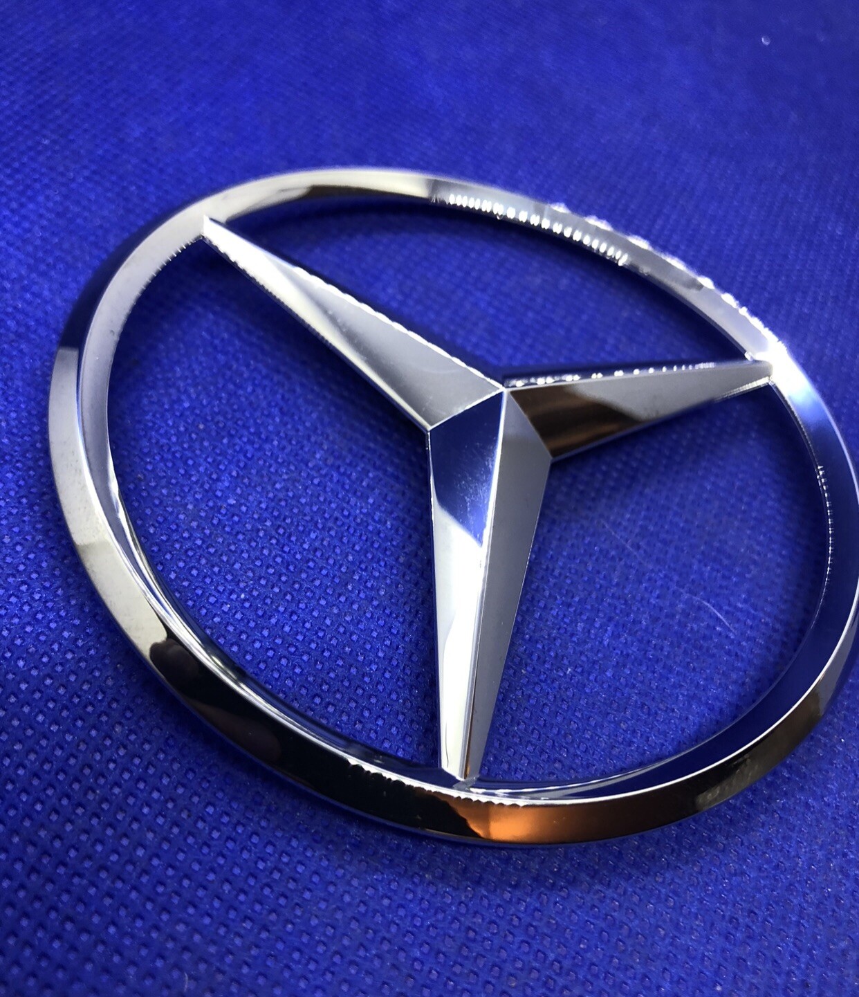 Logo étoile Mercedes W169 pièce d'origine constructeur en chrome d'origine