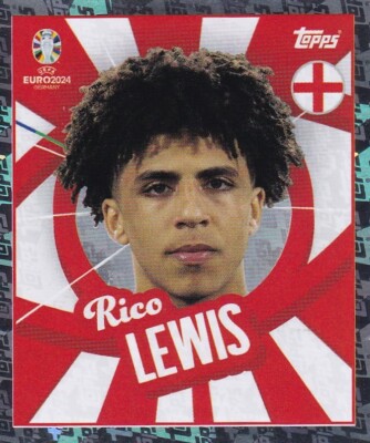 GOLD RICO LEWIS ENG PTW EURO 2024 Deutschland TOPPS (Neu (gemäss