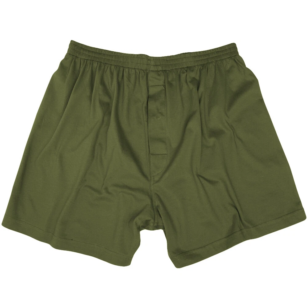 Boxers Hommes Brandit - Coton 100% - Motif Camouflage Woodland - Neufs Avec étiquettes