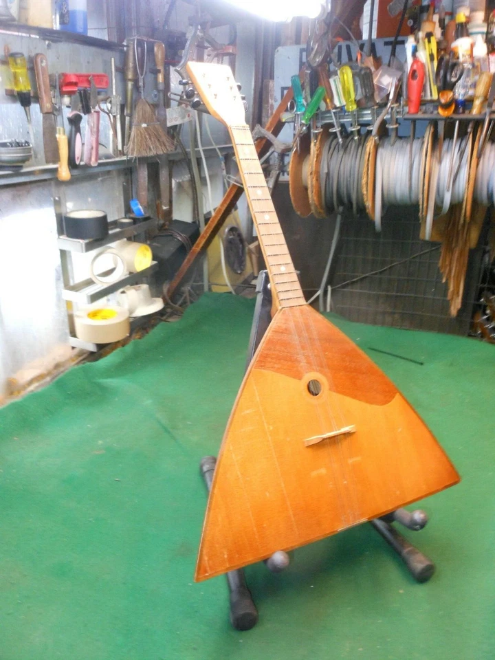 Russian Folklore instrument,  Balalaika  - 4 Strings. - Image 2 of 4