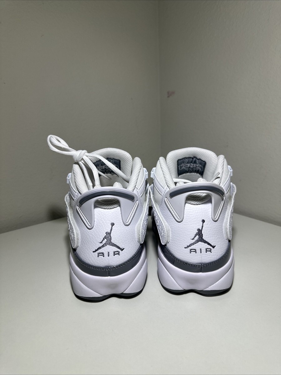 Size 9.5 - Jordan 6 Rings White Cool Grey (Minor Scratch