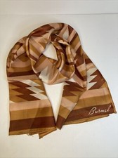 Burmel, Brown/bronze/pink/white, 46 1/2 Inch X 14 1/2 Inch Scarf g3 
