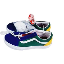 VANS Old Skool Shoes Size M 5.5/W7 Yacht Club Suede Low Top Skate Sneakers New