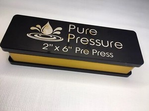 PURE PRESSURE BRAND PRE PRESS MOLD 2"X 6" 100% ALUMINUM USA MADE