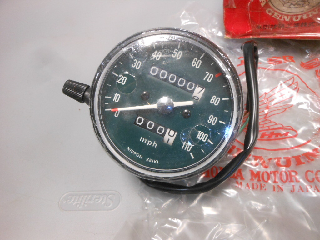 76 Honda Cb200 CB 200 T OEM Speedometer Gauge Meter MPH for sale