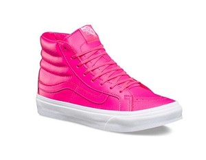 vans sk8 hi slim pink