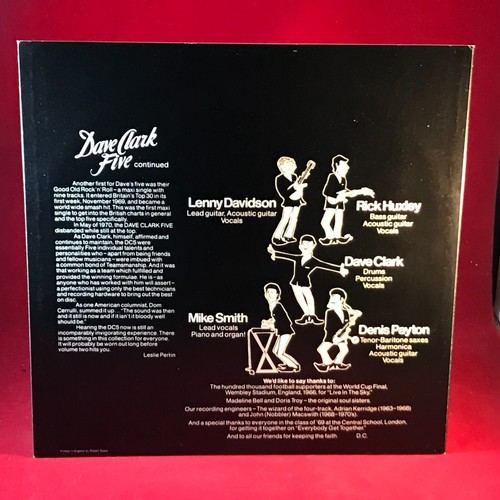 DAVE CLARK FIVE 25 Thumping Great Hits 1978 UK Vinyl LP Glad All Over Because ** - Picture 4 of 6