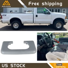 Center Console Cup Holder Pad Light Grey Plastic For 99-2010 Ford F250 F350 F450