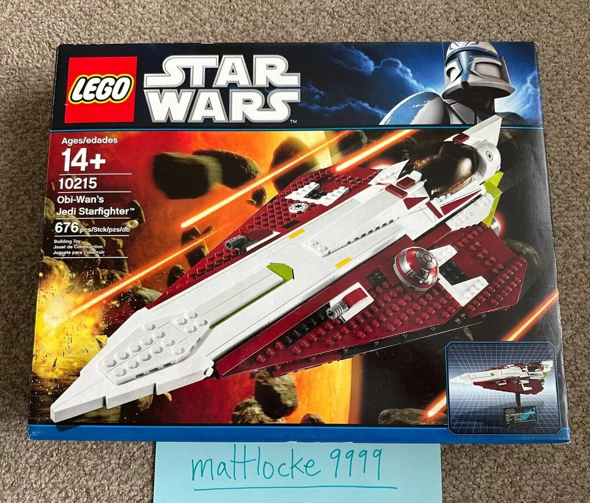 LEGO Star Wars 10215 Obi Wan s Jedi Starfighter UCS Sealed Free