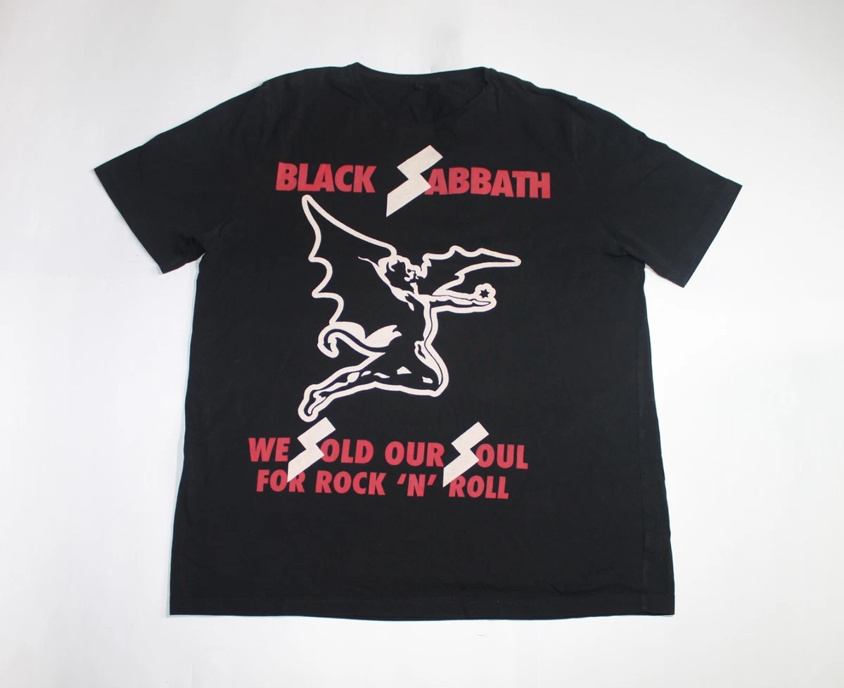 Black sabbath t shirt cheap ebay