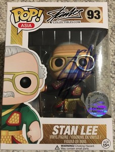 stan lee funko pop signed