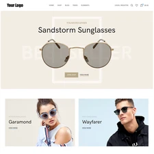 Glasses Shop Website Design with Free VPS Web Hosting and Installation