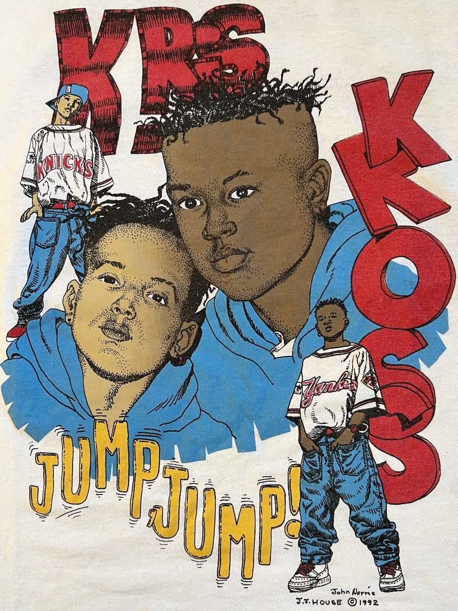 Vintage 90s Kriss Kross Rap Tee Shirt Screen Stars Yankees Knicks