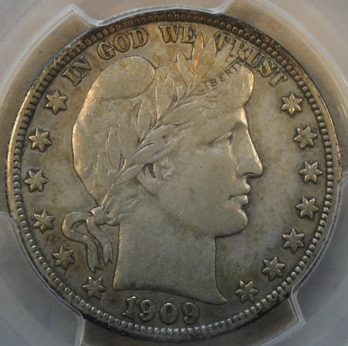 1909 Barber Half Dollar 50c PCGS Certified XF40