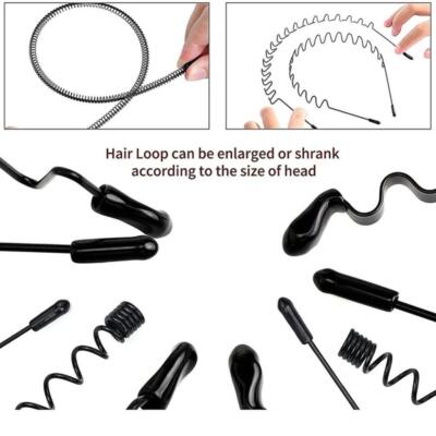 Man Hair Band, Handsome Wavy Hair Band, Outdoor Sports Headdress d Headband C1H8