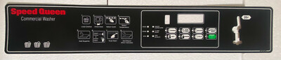 SPEED QUEEN WASHER OVERLAY/DECAL CNTL SINGLE COIN SC27NCP PART # 231527-1