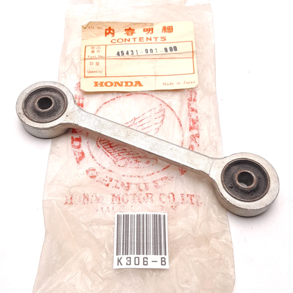 Eslabón de freno delantero Honda C100 C110 C200 CA110 CB92 CM90 CM91 S65 P/N 45431-001-000 Foto 2 de 4