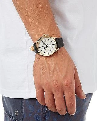 Rip Curl Mens AGENT LEATHER SURF WATCH New - A2962 White Gold Rrp $249.99 SALE - image 2 of 3