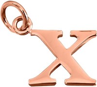 Thomas Sabo AnhäNger Buchstabe X Rosé Gold 925Er Sterlingsilber PE611-415-12