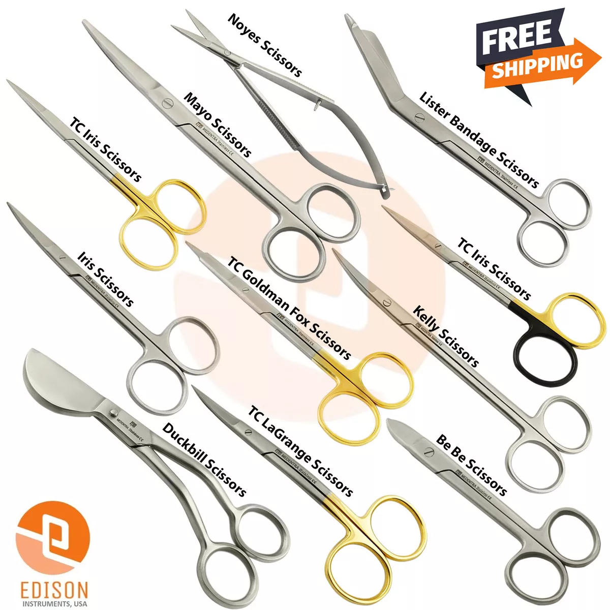 Kinds online of scissors
