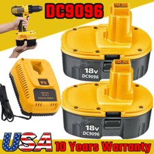18 Volt for Dewalt 18V Ni-MH Battery /Charger DC9096-2 DC9098 DC9099 replacement