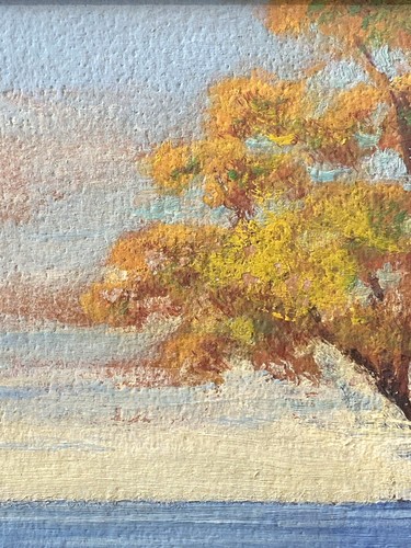 🔥 Fine Antique Toronto Plein Air Seascape Oil Painting, Scarborough Bluffs '20s - Picture 17 of 24
