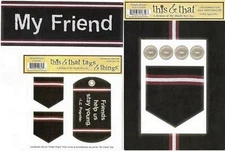 MY FRIEND 10 Die Cut Embellishments - My Mind's Eye This & That Sets SALE