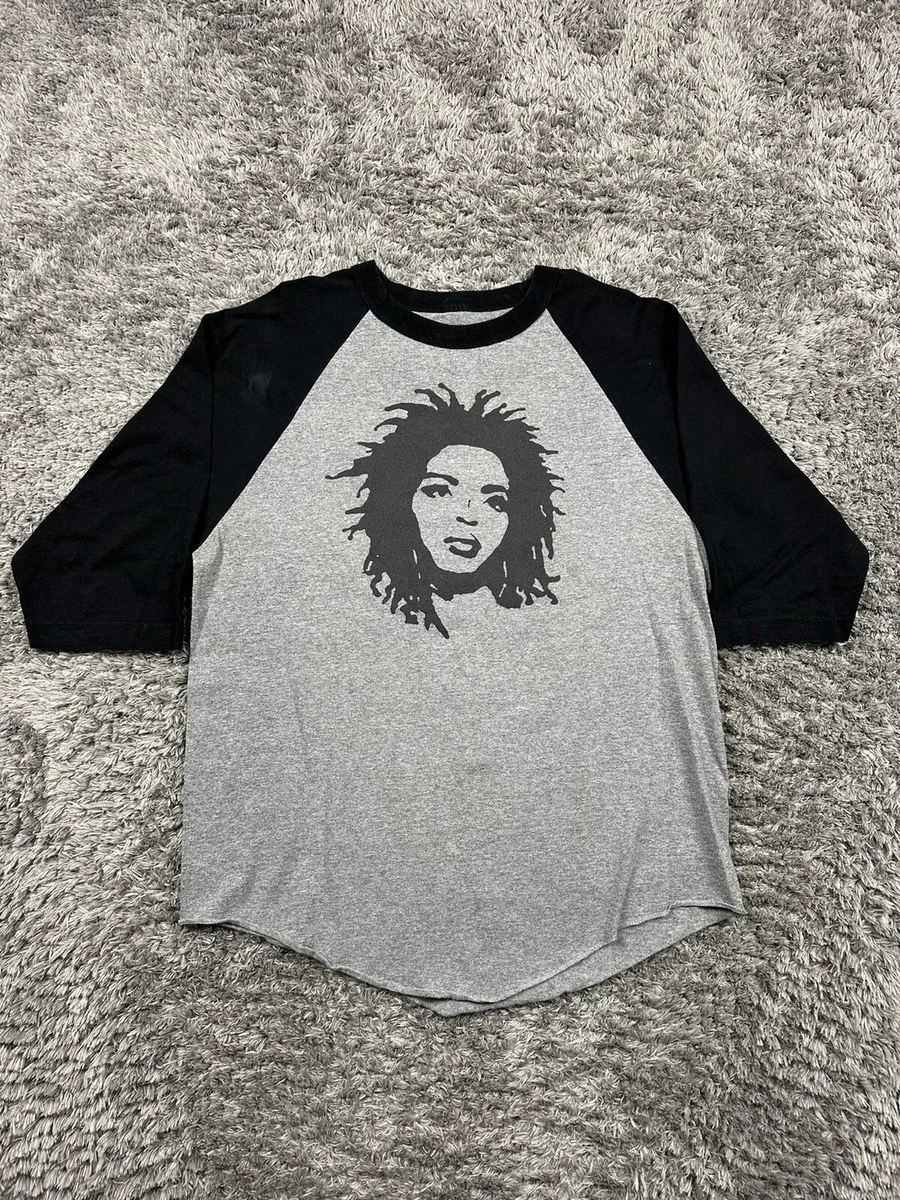 Ms Lauryn Hill Hollywood Bowl Live Concert w Nas 3 4 sleeve t shirt Large
