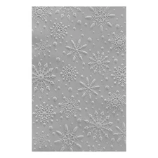 FLURRY OF SNOWFLAKES 3D EMBOSSING FOLDER-Spellbinders Paper Arts-A2/5x7-Textured