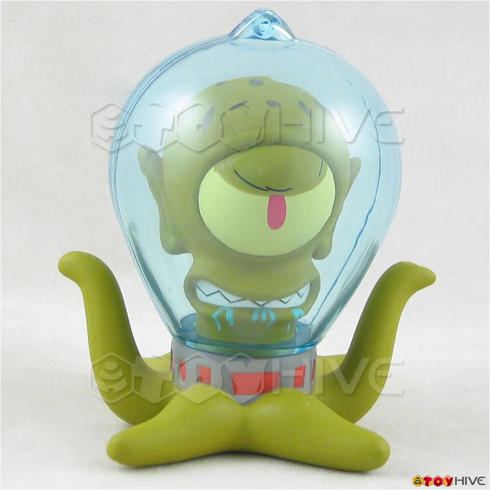 Kidrobot The Simpsons Treehouse of Horror Alien Kang with book 3" vinyl figure - Image 2 of 3