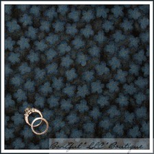 Edredón de algodón BonEful tela FQ negro gris nube flor calicó de colección estampado bohemio