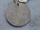 VINTAGE ISRAEL BRONZE KEY RING HOTEL DAN CARMEL Brass ROOM KEY 430  — photo 2