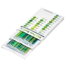 Gel Pen Refills - 24 Individual Colors - Fits Most Gel Pens - Fast Drying Ink...