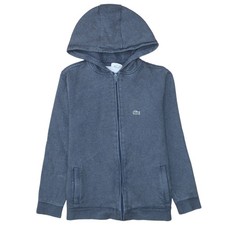 Lacoste Jungen Hoodie blau durchgehender Rei�...