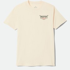 BRIXTON KINSEY TEE T-SHIRT GR: M CREAM