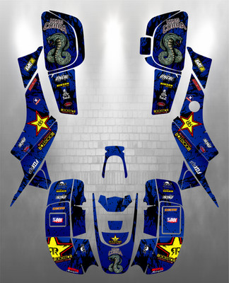 HONDA TRX 400 EX 1999-2004 Full Graphics kit Stikers Decals