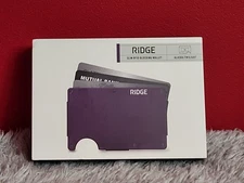 The Ridge Slim Wallet w/ Cash Strap & RFID Blocking Alaska Twilight *BRAND NEW*
