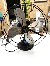 Antique three speed General Electric 12 inch alternating current fan cat: 34017