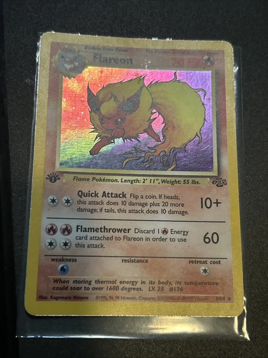 Flareon Pokmon TCG 1st Edition Individual Trading Card Games for sale |  eBay